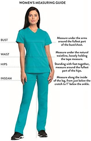 Cherokee Scrubs Top for Women Mock Wrap with 3 Pockets  Soft  2 Way Stretch & Durable Fabric   WW610