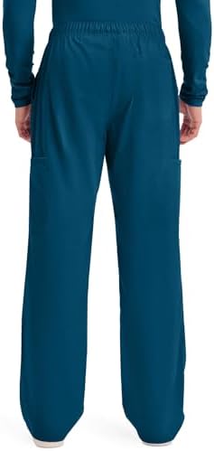 Cherokee Scrubs for Men Tapered Leg Cargo Scrub Pants with Zip Fly  5 Pockets Elastic Waist 2 Way Stretch & Easy Care   WW190