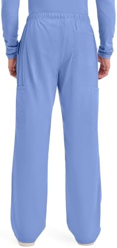 Cherokee Scrubs for Men Tapered Leg Cargo Scrub Pants with Zip Fly  5 Pockets Elastic Waist 2 Way Stretch & Easy Care   WW190
