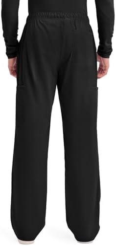 Cherokee Scrubs for Men Tapered Leg Cargo Scrub Pants with Zip Fly  5 Pockets Elastic Waist 2 Way Stretch & Easy Care   WW190