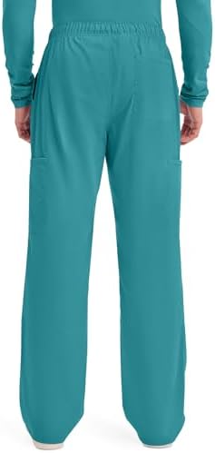 Cherokee Scrubs for Men Tapered Leg Cargo Scrub Pants with Zip Fly  5 Pockets Elastic Waist 2 Way Stretch & Easy Care   WW190