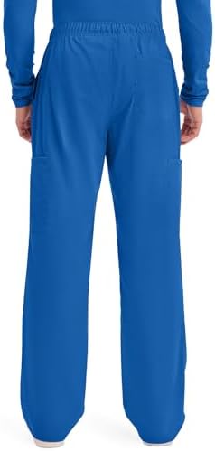 Cherokee Scrubs for Men Tapered Leg Cargo Scrub Pants with Zip Fly  5 Pockets Elastic Waist 2 Way Stretch & Easy Care   WW190