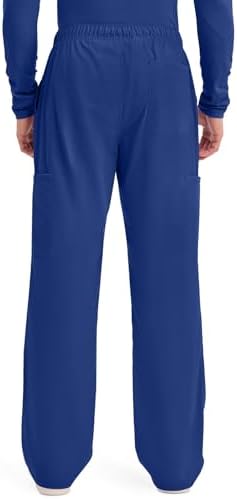 Cherokee Scrubs for Men Tapered Leg Cargo Scrub Pants with Zip Fly  5 Pockets Elastic Waist 2 Way Stretch & Easy Care   WW190