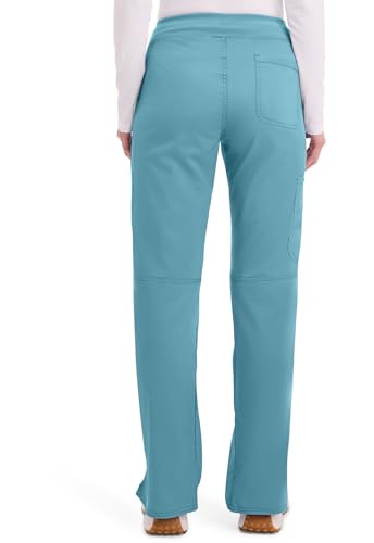 Cherokee Women Scrub Pant with Straight Leg Pull on Pant Medical Bottom with 4 Pocket & 2 Way Stretch Fabric   WW110