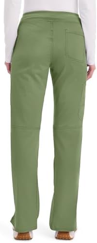Cherokee Women Scrub Pant with Straight Leg Pull on Pant Medical Bottom with 4 Pocket & 2 Way Stretch Fabric   WW110