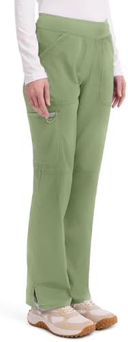 Cherokee Women Scrub Pant with Straight Leg Pull on Pant Medical Bottom with 4 Pocket & 2 Way Stretch Fabric   WW110