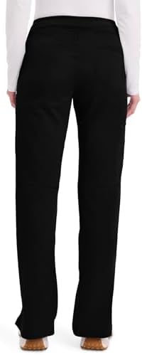 Cherokee Women Scrub Pant with Straight Leg Pull on Pant Medical Bottom with 4 Pocket & 2 Way Stretch Fabric   WW110