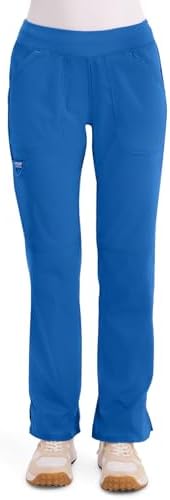 Cherokee Women Scrub Pant with Straight Leg Pull on Pant Medical Bottom with 4 Pocket & 2 Way Stretch Fabric   WW110