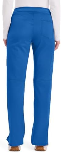 Cherokee Women Scrub Pant with Straight Leg Pull on Pant Medical Bottom with 4 Pocket & 2 Way Stretch Fabric   WW110
