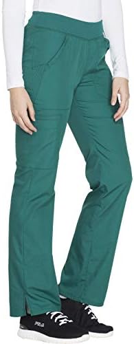 Cherokee Women Scrub Pant with Straight Leg Pull on Pant Medical Bottom with 4 Pocket & 2 Way Stretch Fabric   WW110
