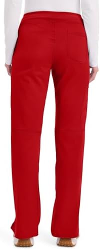 Cherokee Women Scrub Pant with Straight Leg Pull on Pant Medical Bottom with 4 Pocket & 2 Way Stretch Fabric   WW110