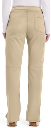 Cherokee Women Scrub Pant with Straight Leg Pull on Pant Medical Bottom with 4 Pocket & 2 Way Stretch Fabric   WW110