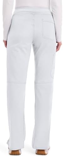 Cherokee Women Scrub Pant with Straight Leg Pull on Pant Medical Bottom with 4 Pocket & 2 Way Stretch Fabric   WW110