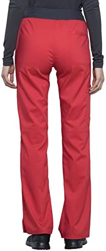 Cherokee Women Scrub Pant with Straight Leg Pull on Pant Medical Bottom with 4 Pocket & 2 Way Stretch Fabric   WW110