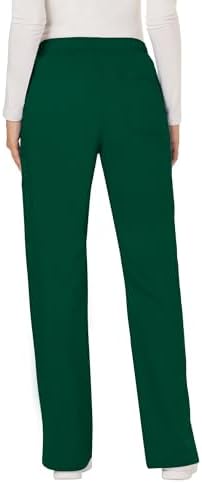 Cherokee Women Scrubs Pant Workwear Revolution Mid Rise Moderate Flare Drawstring WW120
