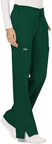 Cherokee Women Scrubs Pant Workwear Revolution Mid Rise Moderate Flare Drawstring WW120