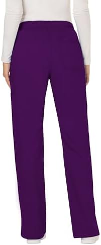 Cherokee Women Scrubs Pant Workwear Revolution Mid Rise Moderate Flare Drawstring WW120