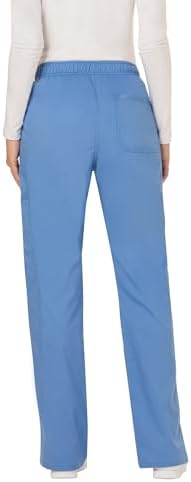 Cherokee Women Scrubs Pant Workwear Revolution Mid Rise Moderate Flare Drawstring WW120
