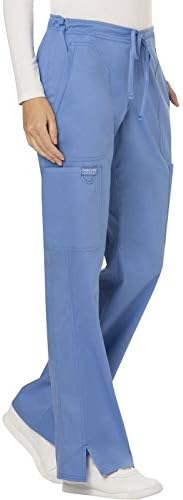 Cherokee Women Scrubs Pant Workwear Revolution Mid Rise Moderate Flare Drawstring WW120