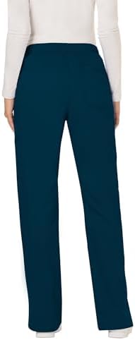 Cherokee Women Scrubs Pant Workwear Revolution Mid Rise Moderate Flare Drawstring WW120