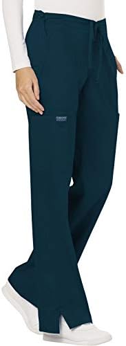 Cherokee Women Scrubs Pant Workwear Revolution Mid Rise Moderate Flare Drawstring WW120