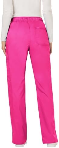 Cherokee Women Scrubs Pant Workwear Revolution Mid Rise Moderate Flare Drawstring WW120
