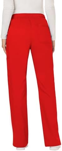 Cherokee Women Scrubs Pant Workwear Revolution Mid Rise Moderate Flare Drawstring WW120