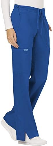 Cherokee Women Scrubs Pant Workwear Revolution Mid Rise Moderate Flare Drawstring WW120