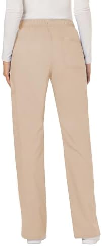 Cherokee Women Scrubs Pant Workwear Revolution Mid Rise Moderate Flare Drawstring WW120