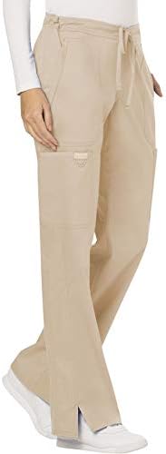 Cherokee Women Scrubs Pant Workwear Revolution Mid Rise Moderate Flare Drawstring WW120