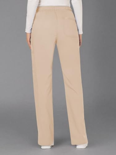 Cherokee Women Scrubs Pant Workwear Revolution Mid Rise Moderate Flare Drawstring WW120