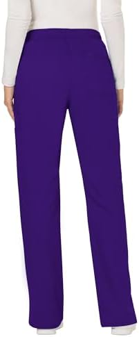 Cherokee Women Scrubs Pant Workwear Revolution Mid Rise Moderate Flare Drawstring WW120