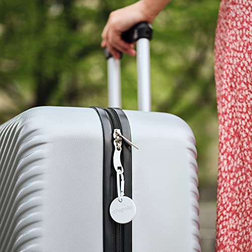 Chipolo ONE Point   4 Pack   Key Finder  Bluetooth Tracker for Keys  Bag  Item Finder   Works with Googles Find My Device app  Android only   Off White 