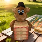 Cinemark Five Nights Ats 2 Plush Pizza Box Popcorn Bucket Tin FNAF