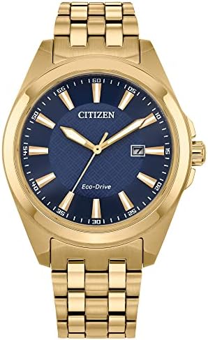 Citizen Men's Eco-Drive Classic Peyton Watch, 3-Hand Date, Sapphire Crystal, Luminous Markers