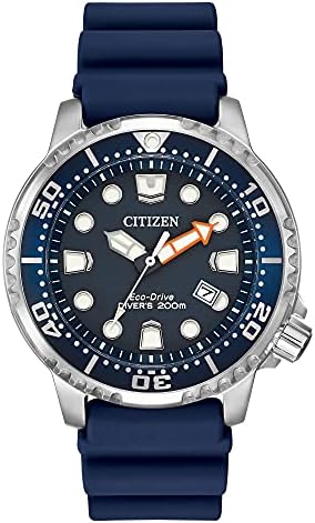Citizen Promaster Dive Eco Drive Watch  3 Hand Date  ISO Certified  Luminous Hands and Markers  Rotating Bezel