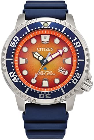 Citizen Promaster Dive Eco Drive Watch  3 Hand Date  ISO Certified  Luminous Hands and Markers  Rotating Bezel