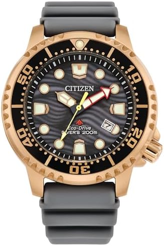 Citizen Promaster Dive Eco Drive Watch  3 Hand Date  ISO Certified  Luminous Hands and Markers  Rotating Bezel