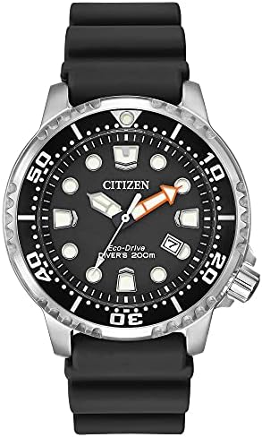 Citizen Promaster Dive Eco Drive Watch  3 Hand Date  ISO Certified  Luminous Hands and Markers  Rotating Bezel