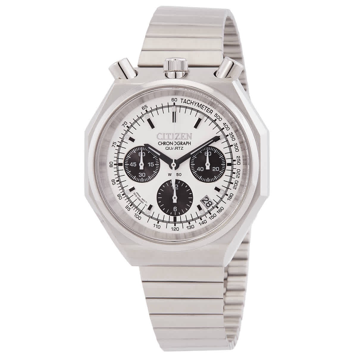 Citizen Tsuno Chronograph Quartz Silver Dial Men s Watch AN3700 62A