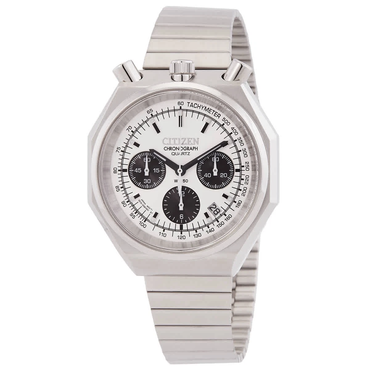 Citizen Tsuno Chronograph Quartz Silver Dial Men s Watch AN3700 62A