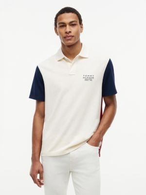 Classic Fit Colorblock Pique Polo