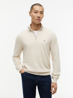 Classic Quarter Zip Sweater