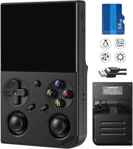 Classic Up Linux Handheld Game Console 3 5 IPS Screen  with a 64G Card Pre Loaded 4969 Games Supports 5G WiFi Bluetooth HDMI and TV Output 3200mAh