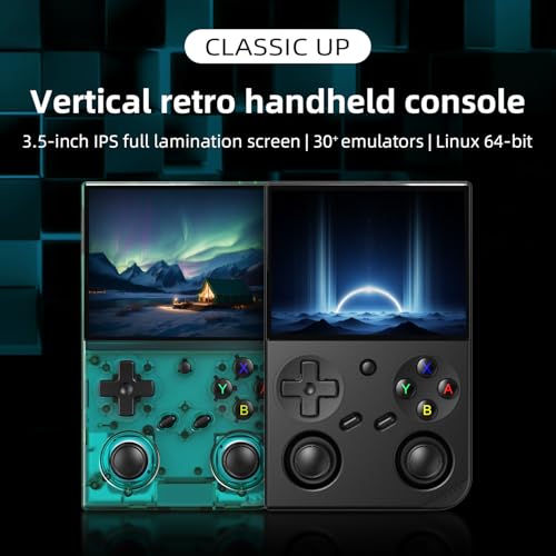 Classic Up Linux Handheld Game Console 3 5 IPS Screen  with a 64G Card Pre Loaded 4969 Games Supports 5G WiFi Bluetooth HDMI and TV Output 3200mAh