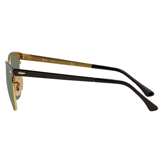 Clubmaster Metal Green Square Unisex Sunglasses