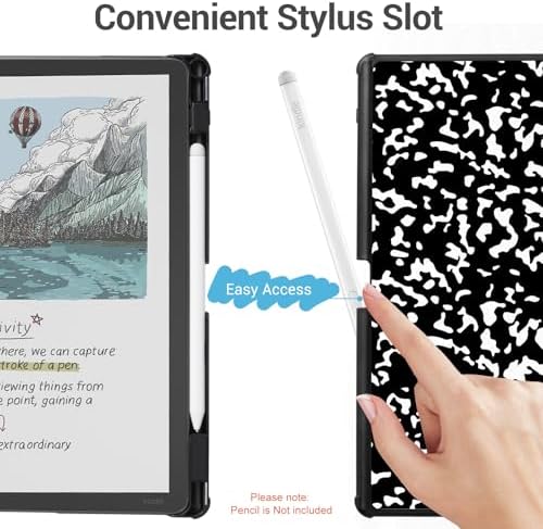 CoBak Funda para Kindle Scribe de 3ª generación 2025 de 11 pulgadas, Kindle Scribe Colorsoft – Funda de piel sintética con encendido automático, soporte para bolígrafo para Scribe de 11 pulgadas