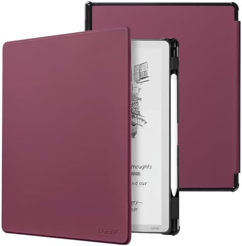 CoBak Funda para Kindle Scribe de 3ª generación 2025 de 11 pulgadas, Kindle Scribe Colorsoft – Funda de piel sintética con encendido automático, soporte para bolígrafo para Scribe de 11 pulgadas