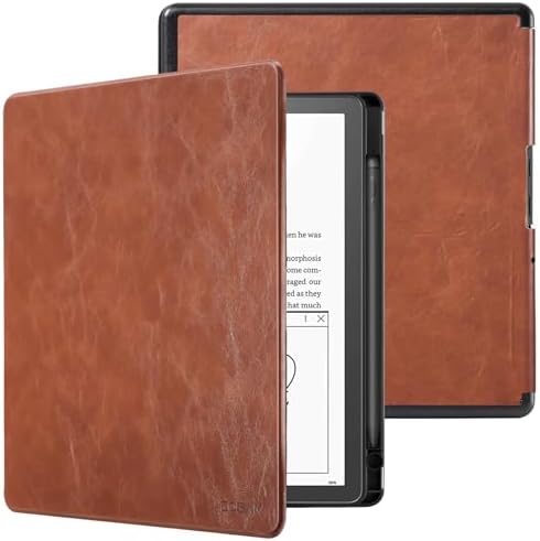 CoBak Funda para Kindle Scribe de 3ª generación 2025 de 11 pulgadas, Kindle Scribe Colorsoft – Funda de piel sintética con encendido automático, soporte para bolígrafo para Scribe de 11 pulgadas