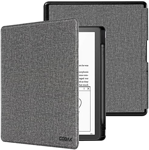 CoBak Funda para Kindle Scribe de 3ª generación 2025 de 11 pulgadas, Kindle Scribe Colorsoft – Funda de piel sintética con encendido automático, soporte para bolígrafo para Scribe de 11 pulgadas